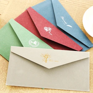 Personalized Luxury Colorful Paper Envelopes with Elegant Design for Weddings, Gifts & Business Use