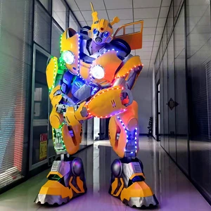 Hot Sale Factory High Quality Realistic Carnival Cosplay LED Robot Costume Event Party Performance Props Adult Dancing Costumes