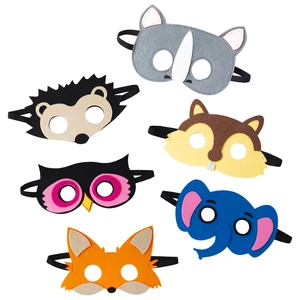 Children Felt Craft Kits-Party Decoration Mask for Kids Birthday Party Supplies for Boys and Girls