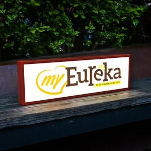 Custom Outdoor Building Signage LED Lightbox Illuminated Frontlit Sign With Metal Frame Backlit Business Sign for Shop Store