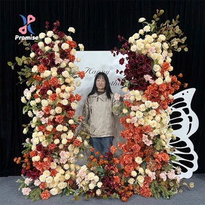 Customized Vintage Fire Retardant & Weatherproof Artificial Flower Arch for Weddings