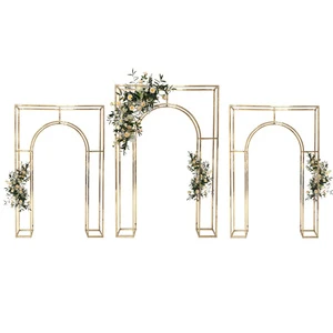 Stainless Steel Round Arch Wedding Metal Arch Flower Wedding Gold Wedding Arch