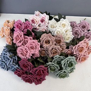 Wholesale Artificial Peach Blossom Ball Flowers Handcrafted Waterproof Everlasting Home Halloween Graduation Decor Indoor