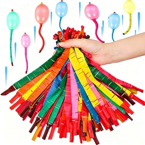 Flying Rocket Balloons Whistling Balloons Outdoor Fun Party Supplies Kids Birthday Party Favors Assorted Colors Latex Balloons