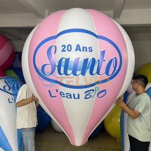 Custom Inflatable Hot Air Balloon Festival Outdoor Decor Giant Inflatable Advertising Balloon Helium Balloon for Events Decora