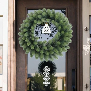 Luxury Lighted Christmas Full PE Wreath Garland Super Factory Made Decora Festival Gift Ornament Perfect Centerpiece for Door
