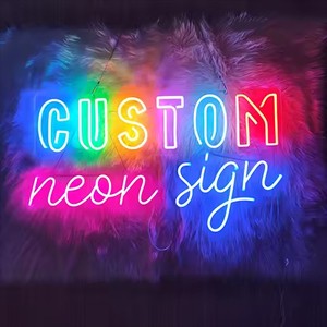 Custom Logo Neon Signs Design Business Logo Personalized Customized LED Sign Neon Light Sign For Company Office Shop Bar Salon