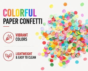 Eco Friendly Colorful Confetti Tissue Disposable Modern Paper Foil Paper Wedding Balloon Paper Confetti