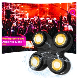 SHTX High Power Waterproof 400W 4 Eye Blinder Audience Blinder Light Led Wedding Cob Par Light Outdoor Performance Stage Light