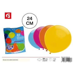 24 cm Party Balloons Bag with 24 Balloons for Festive Decorations 8421332019188