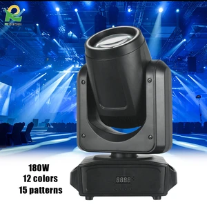 High Power 6000k Concert Stage Lighting 180w 10r Moving Head Beam Dmx 512 Bulb Light for New Party Wedding Lights