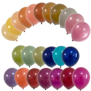 12inch Birthday Party Decoration Balloons 100pcs Factory Wholesale Multi Retro Balloon Latex Balloons