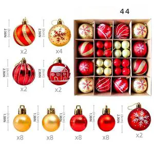 New Year Popular Hanging Pendant Balls Ornament for Home Christmas Tree Decoration Xmas Gifts