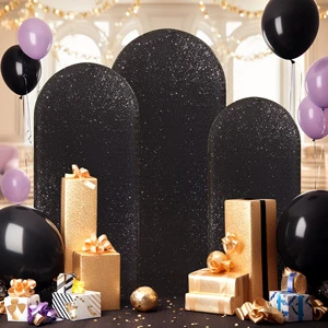 U-Shaped Sequin Wedding Arch Set New Semi-Round Cloth Background Cover for Party Decorations