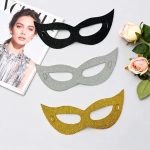 Glitter Paper Party Mask 6PCS Cross-Border Theme Party Accessories Goggles Dress Carnival Props Wholesale