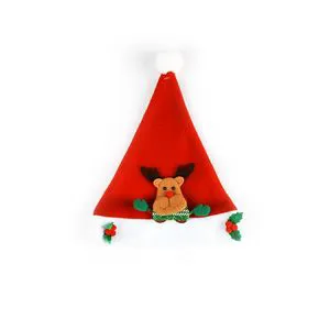 Wholesale Christmas Decorations Santa Hat Christmas Hats for Festive Decorations
