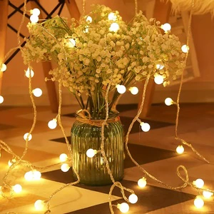 Globe String Lights 13ft 40 LED Warm White Fairy Lights for Birthday Party Wedding Christmas and Home Decoration