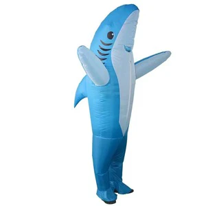 Halloween Christmas Party Outdoor Fun Stage Performance Shark Costume Inflatable Costume