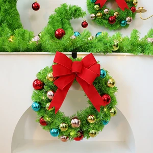 Wholesale Xmas Green Christmas Vine Red Pine Cone Rattan Indoor Christmas Decoration High Quality Artificial Christmas Rattans