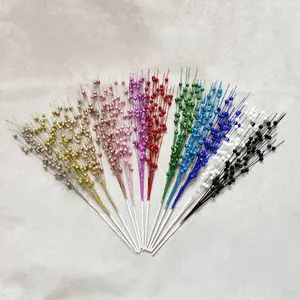 Hot Sale DIY Decorative Christmas Spray Foam Ball Picks Xmas Glitter Twigs Ornaments for Christmas Tree Home Table Decorations