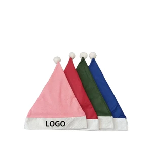High Quality Custom Christmas Santa Hat Non-Woven Wholesale for Adults and Kids of Any Size Factory Outlet Christmas Hat