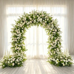 Artificial Backdrop Flower Wholesale Artificial Flower Arch Wedding Flower Arch for Wedding Arch Backdrop Decoration