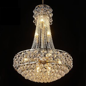 Elegant LED Acrylic Decor Wedding Ceiling Chandelier Wedding Lights for Wedding Events Hotel with Remote Control