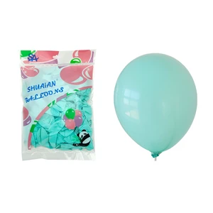 Hot Sale 10 Inch 1.8g Package Options Globo Printing Capabilities Latex Macaron Balloons for Advertising Campagins Decoration