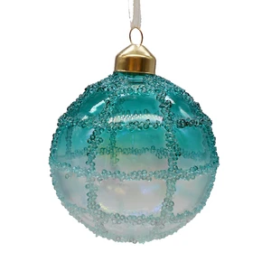 Round Shape Glass Christmas Ball Tree Holiday Decorating Hanging Ball Ornaments