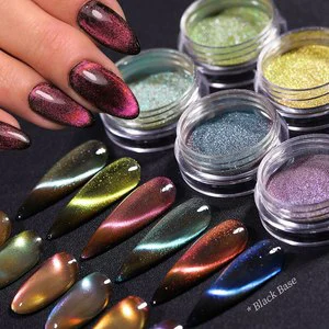 High Value Magnetic Nail Powder Shiny Sparkling Powder Nails