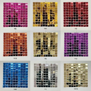 Glittering 3D Sequin Panels Silver Gold For Birthday Graduation Thanksgiving Valentine's Day Balloon Party Backdrops Decoration