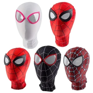 HY Halloween Full Head Mask Superhero Face Cover Mask Role Playing Costume Mask for Kids and Adults Party Decoration