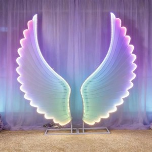 Full color Illuminating Wedding Decor Props for a Well lit and Inviting Wedding Venue Creating a Welcoming Atmosphere