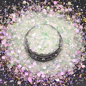 Matte Frosted Star Shape Glitter Bulk | Sharp Pointed Star Glitter for Nails Resin Crafts