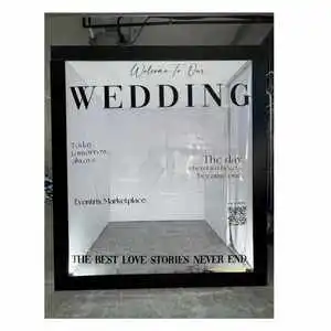 Wedding Photography Large Magazine Photo Booth Box Backdrop Party Decoration Magazine Photo Booth