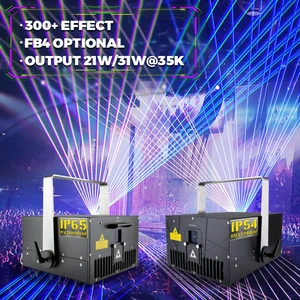 20w 30w Outdoor IP65 IP54 Disco Rgb 3D Animation Logo Effect Sky Professional Programmable Ilda Dj Laser Light Show Projector