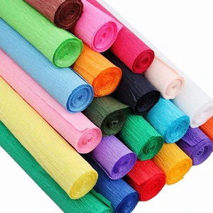 Wedding Festival Decoration Color Crepe Paper Rolls
