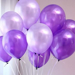 9 Inch 1.8g Party Decoration Cheap Latex Pearly Standard Matte Metallic Balloons