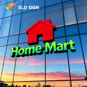Customized Company Logo Sign Channel Letter Front-lit LED Business Signs for Commercial Building Exteriors