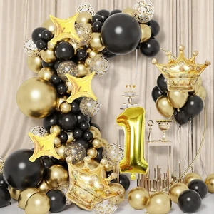 Crown Themed Balloons for Birthday Party Decoration