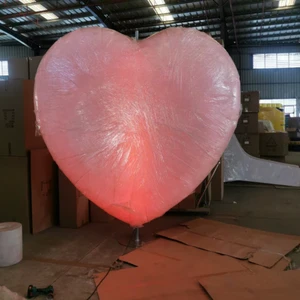 Red Heart Lamp Stage Props Glowing Heart-shaped Motif Light Dance Party Wedding Celebration Scenic Landscape Lighting