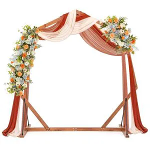 Solid Wood Wedding Arch Stand Elegant Wooden Arbor Backdrop for Wedding Ceremonies