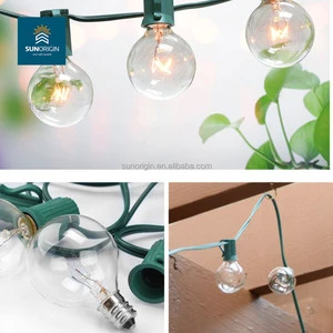 Waterproof IP44 Outdoor SMD5050 G40 Home Customizable Length RGBW LED Fairy String Lights High CRI 90 Dimmable Worldwide Voltage