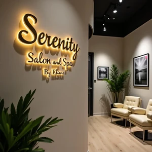Dropshipping Shop Name Led Illuminated Sign Stainless Steel Custom Led Sign Backlit Backlit Business Metal Sign