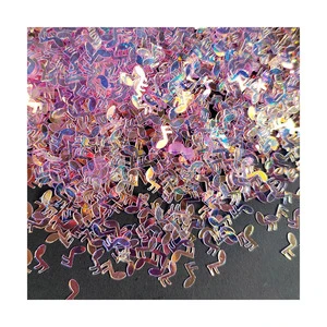 Ultrathin Music Note Glitters Nail Art Glitter Polyester Glitter Holographic Tumblers Nails Craft Art Festival Body