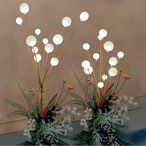 LED Road Lead Wedding Lights Decoration Wedding Stage Golden Happy Fruit Tree Shape for Wedding Hall Lights