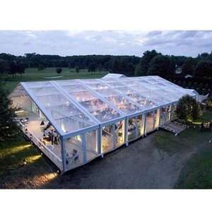 High Quality Romantic Wedding Activity Tent Outdoor Marquee Tent Transparent Wind-proof For Sale