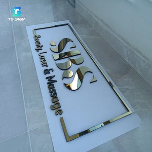 Interior Office Lobby Sign Outdoor Business Signage 3D Company Brand Logo for Wall Decor Custom 3D Acrylic Letter Metal Sign