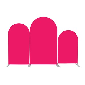 Suntural Wedding Party Arch Backdrop with Aluminum Tube Frame Custom Size & Color for Photo Backdrop