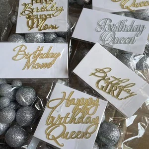 Acrylic Birthday Cake Topper